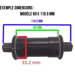 Boitier De Pédalier Sans Filetage à Double Roulement Pour Vélo 7 Boitier De Pédalier Sans Filetage à Double Roulement Pour Vélo -Magasin De Sport De Vélo boitier de pedalier sans filetage a double roulement pour velo full 3