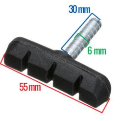 Patin De Frein Monobloc Cantilever 55 Mm - Par 2 -Magasin De Sport De Vélo patin de frein monobloc cantilever 55 mm par 2 full 5