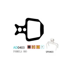 Plaquettes ASHIMA AD0403-SM Semi Metal FORMULA ORO K24 K18 PURO BIANCO 8 Plaquettes ASHIMA AD0403-SM Semi Metal FORMULA ORO K24 K18 PURO BIANCO -Magasin De Sport De Vélo plaquettes ashima ad0403 sm semi metal formula oro k24 k18 puro bianco 1
